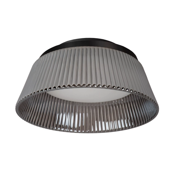 VIXI Plafon Ø 35 cm LED Dim. 1x17,6W 2900K przydymiony szary 25115/35/65 Lucide - zdjęcie dodatkowe 1